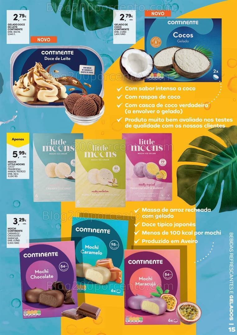 Antevisão Folheto CONTINENTE Bebidas e Gelados Promoções de 11 junho a 7 julho