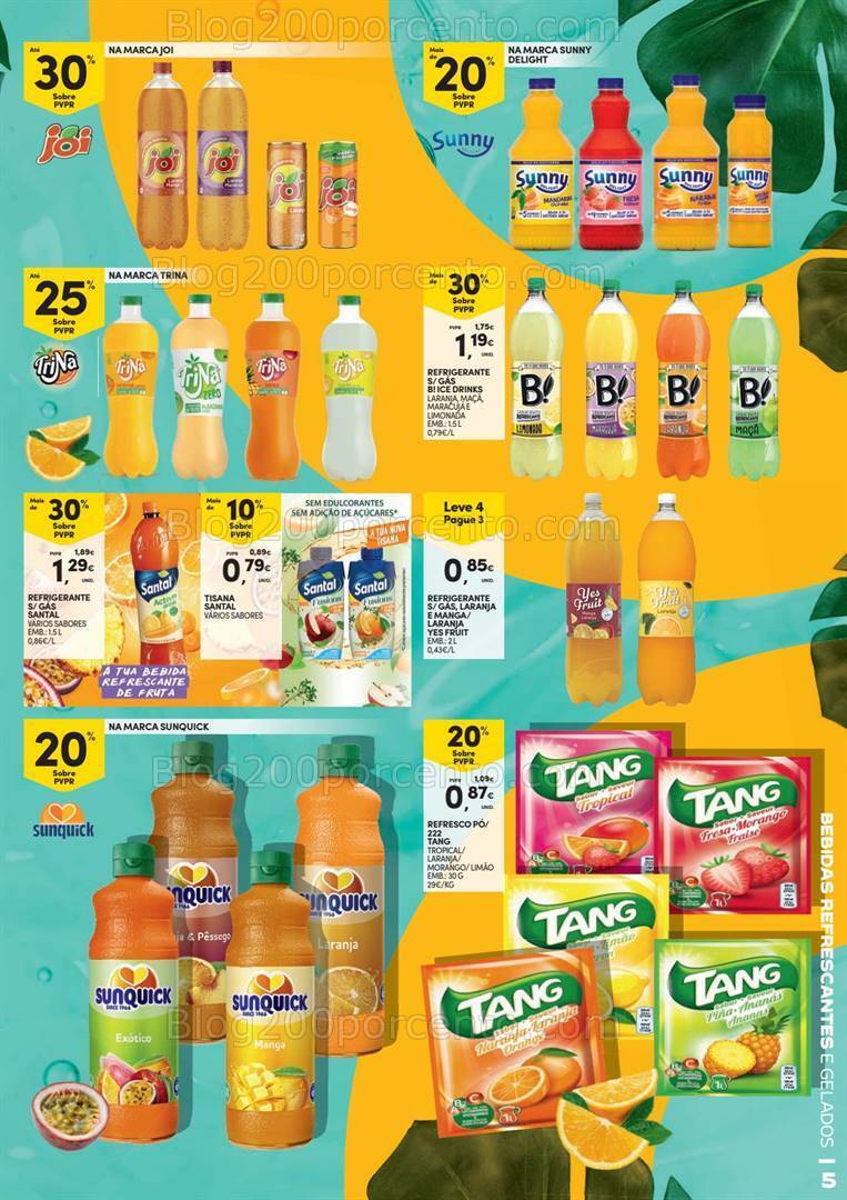 Antevisão Folheto CONTINENTE Bebidas e Gelados Promoções de 11 junho a 7 julho