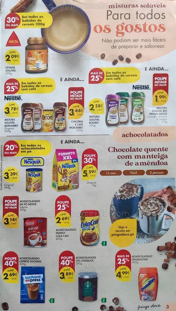 Antevisão Folheto PINGO DOCE Especial Bebidas Quentes Promoções de 17 a 30 outubro
