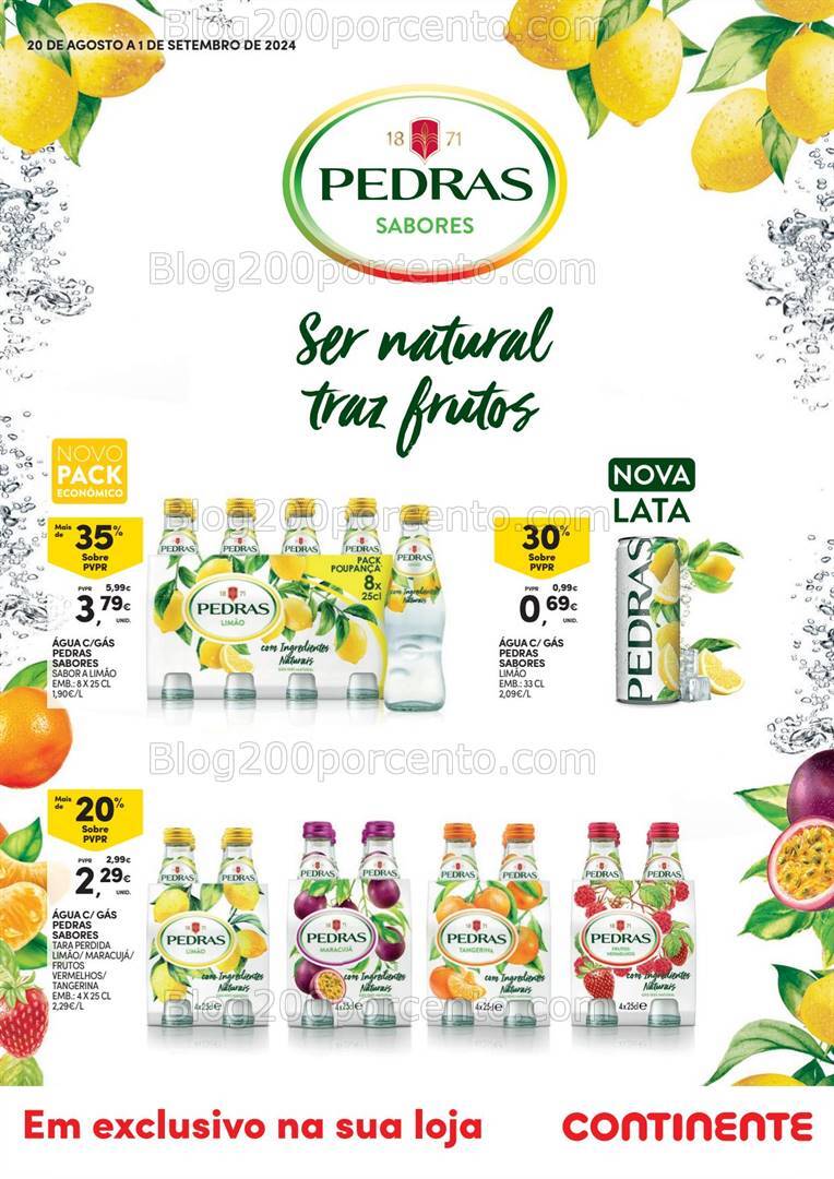 Antevisão Folheto CONTINENTE Bebidas Promoções de 20 agosto a 1 setembro