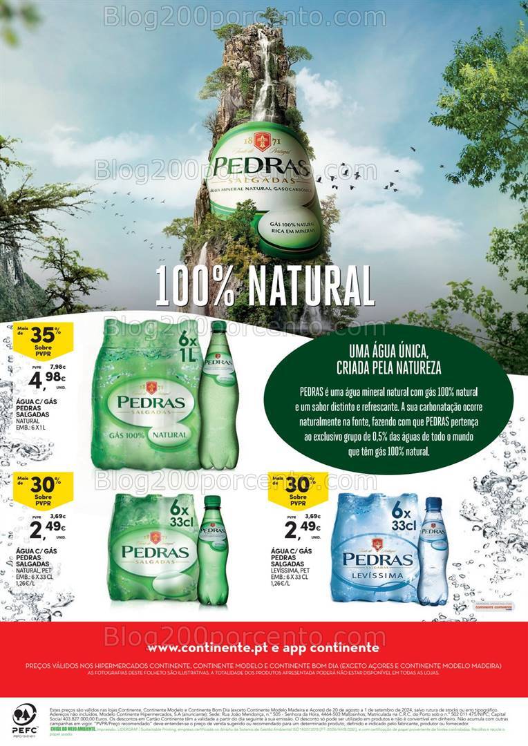 Antevisão Folheto CONTINENTE Bebidas Promoções de 20 agosto a 1 setembro