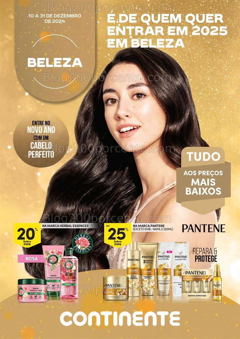 Antevisão Folheto CONTINENTE Beleza Promoções a partir de 10 a 31 dezembro