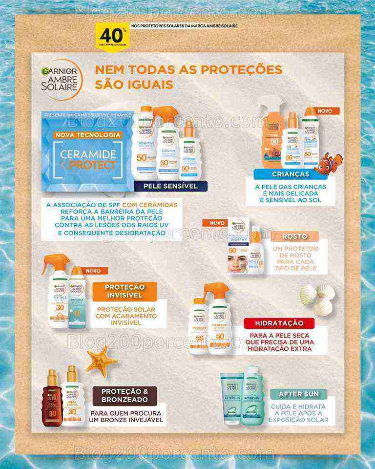 Antevisão Folheto CONTINENTE Verão em Beleza Promoções de 20 junho a 2 julho