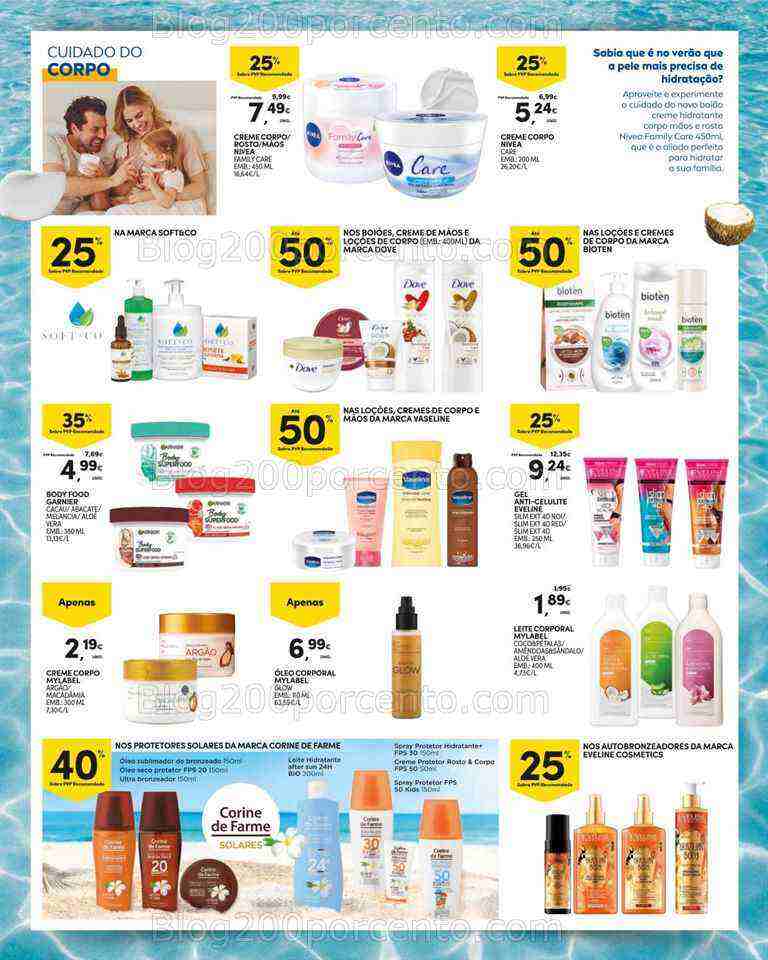 Antevisão Folheto CONTINENTE Verão em Beleza Promoções de 20 junho a 2 julho