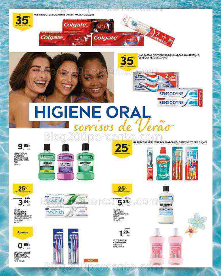 Antevisão Folheto CONTINENTE Verão em Beleza Promoções de 20 junho a 2 julho