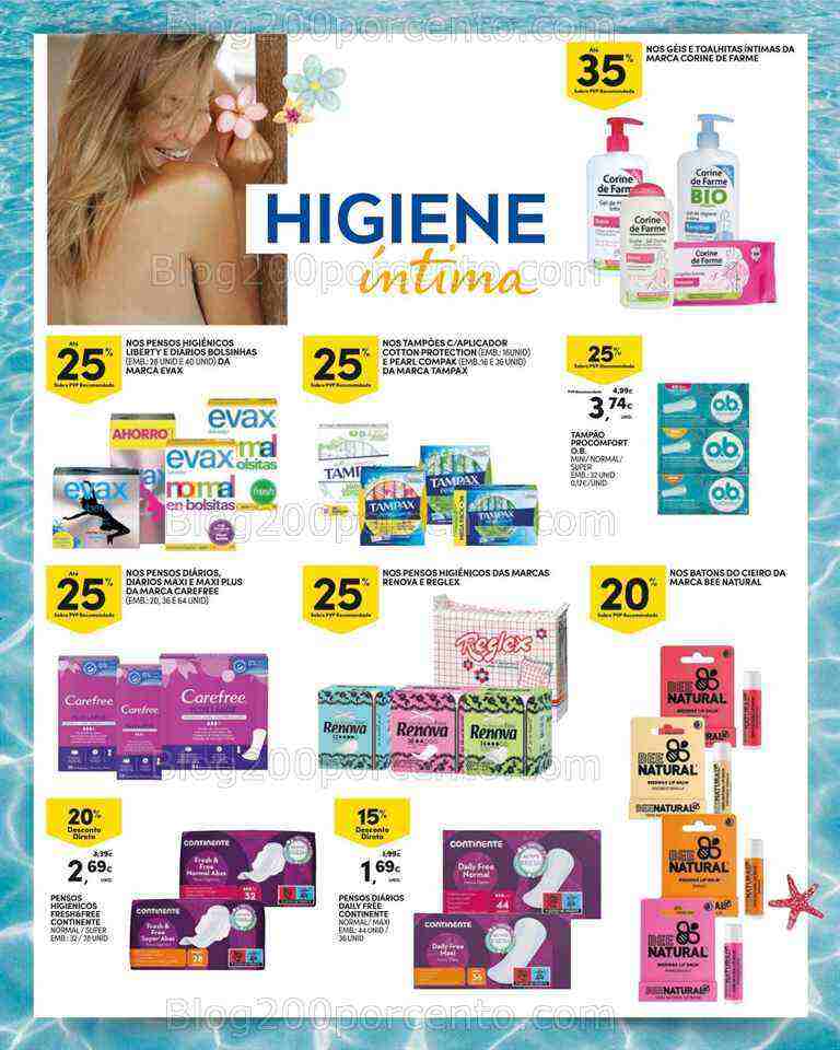 Antevisão Folheto CONTINENTE Verão em Beleza Promoções de 20 junho a 2 julho