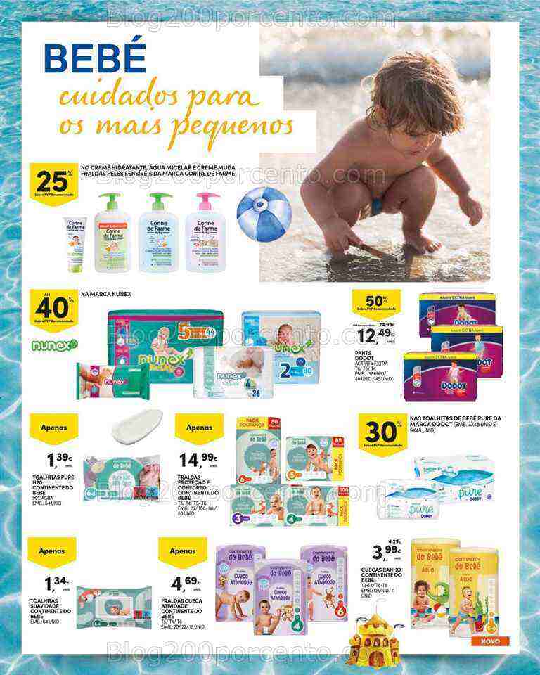 Antevisão Folheto CONTINENTE Verão em Beleza Promoções de 20 junho a 2 julho