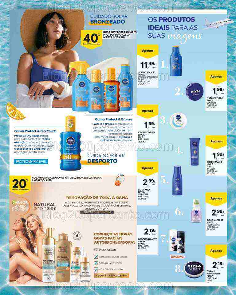 Antevisão Folheto CONTINENTE Verão em Beleza Promoções de 20 junho a 2 julho