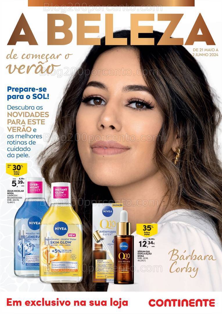 Antevisão Folheto CONTINENTE Beleza Promoções de 21 maio a 2 junho