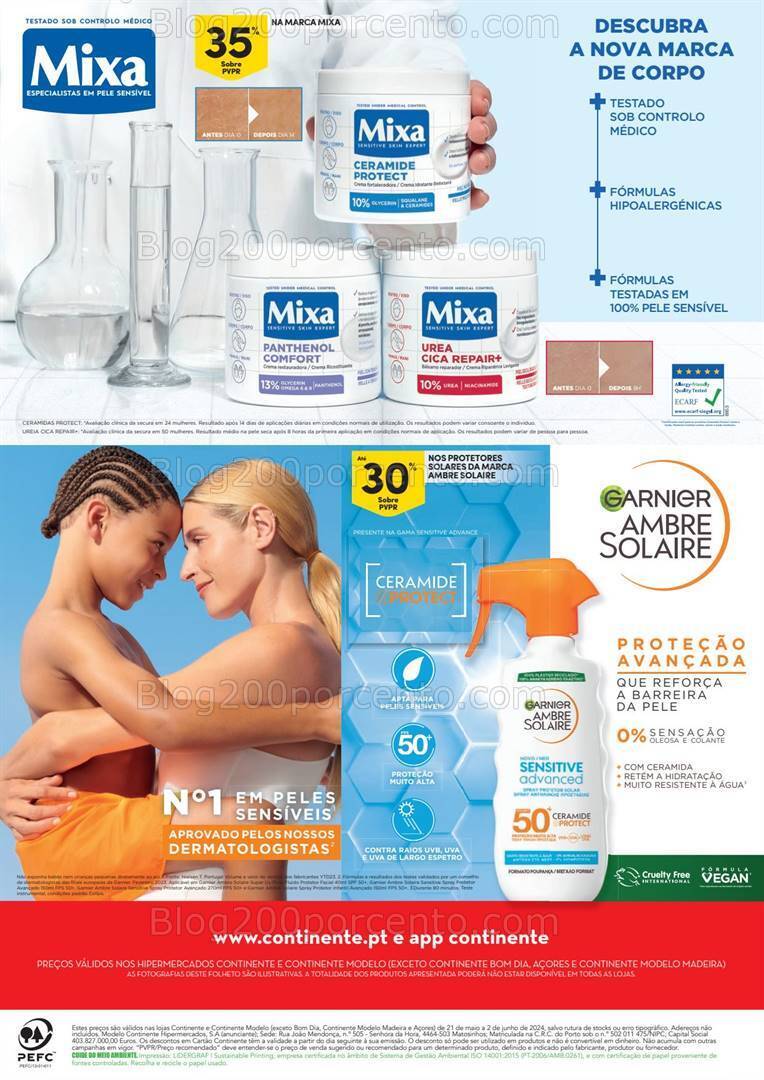Antevisão Folheto CONTINENTE Beleza Promoções de 21 maio a 2 junho