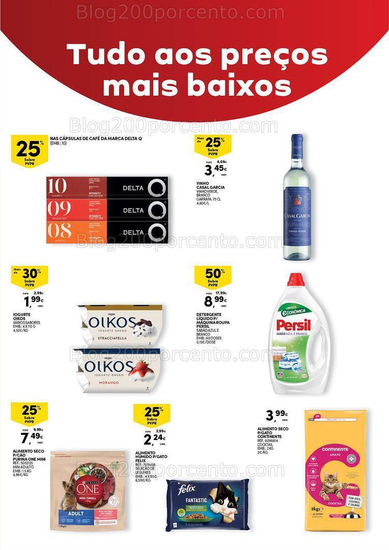 Antevisão Folheto CONTINENTE Abertura Benfica Promoções de 8 a 11 março