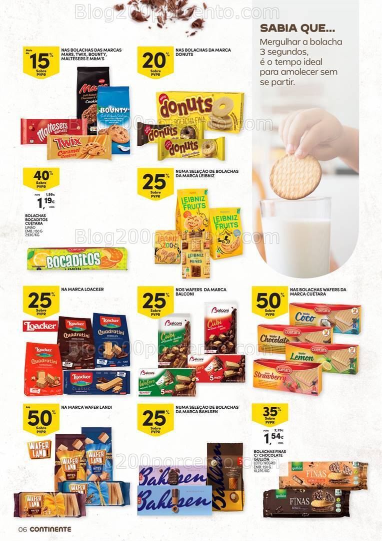 Antevisão Folheto CONTINENTE Bolachas Promoções de 30 janeiro a 11 fevereiro