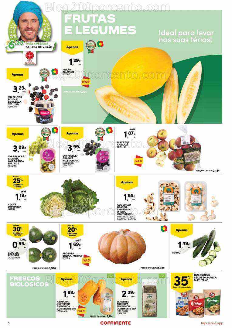 Antevisão Folheto CONTINENTE Bom Dia Promoções de 1 a 7 agosto