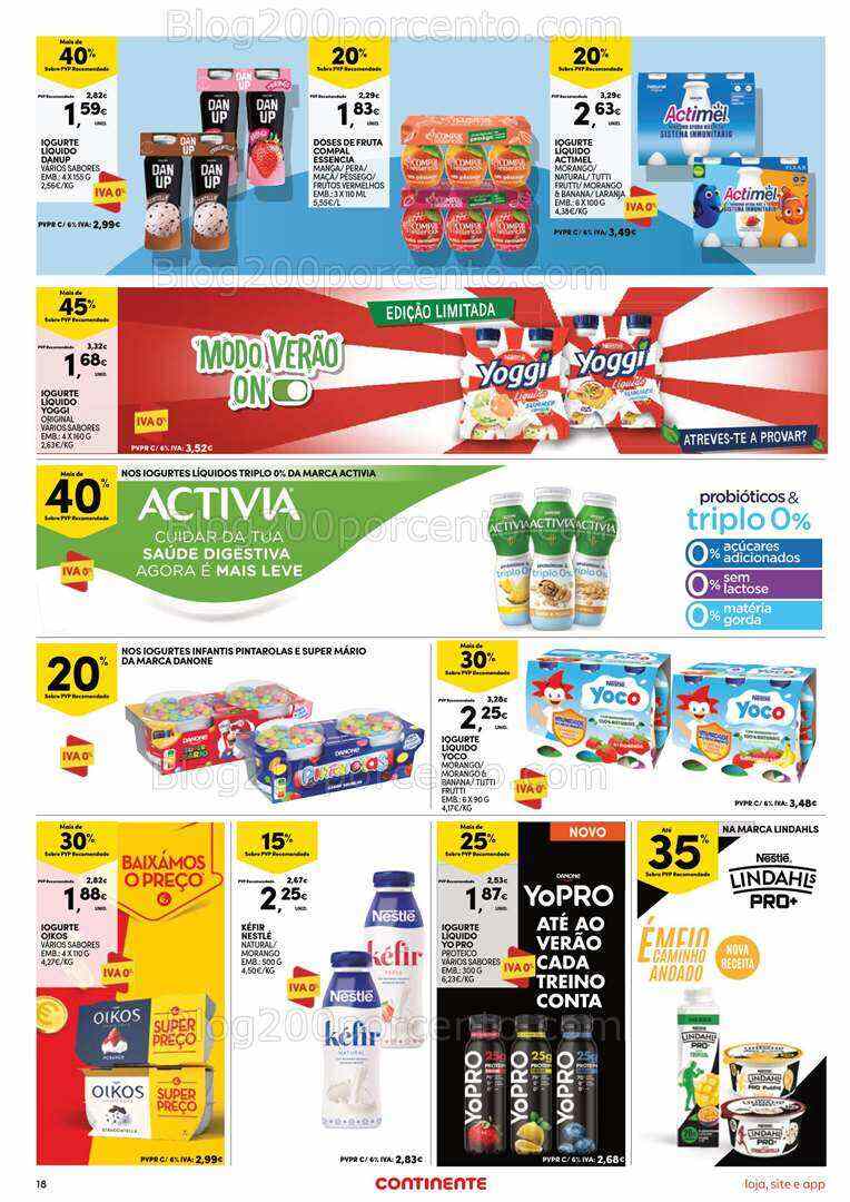 Antevisão Folheto CONTINENTE Bom Dia Promoções de 1 a 7 agosto