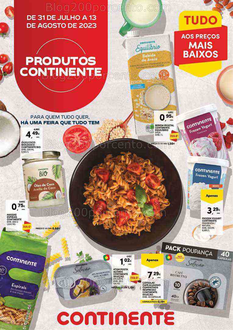 Antevisão Folheto CONTINENTE Bom Dia Promoções de 1 a 7 agosto
