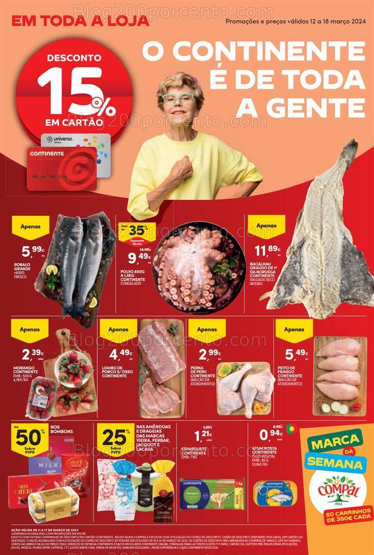Antevisão Folheto CONTINENTE Bom Dia Promoções de 12 a 18 março
