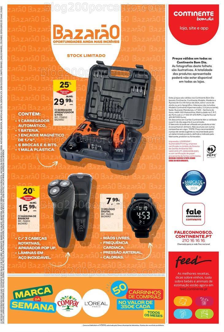 Antevisão Folheto CONTINENTE Bom Dia Promoções de 12 a 18 março