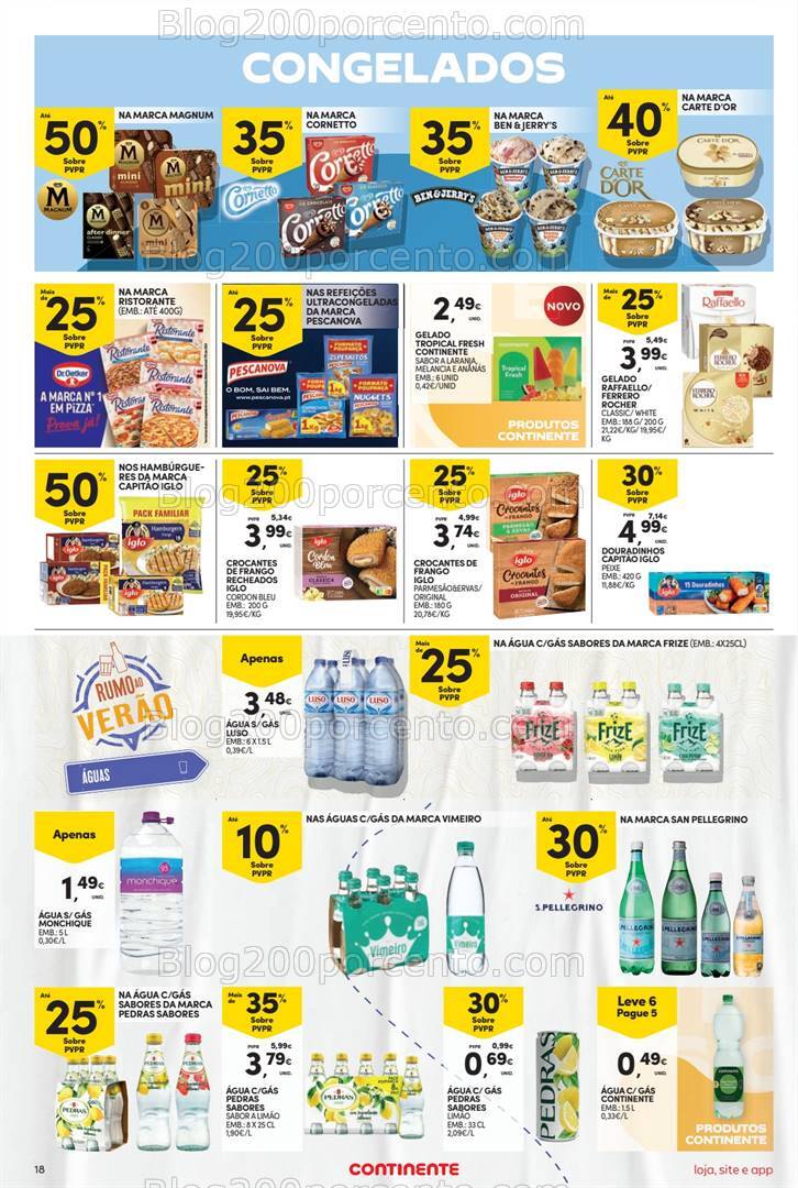 Antevisão Folheto CONTINENTE Bom Dia Promoções de 13 a 19 agosto