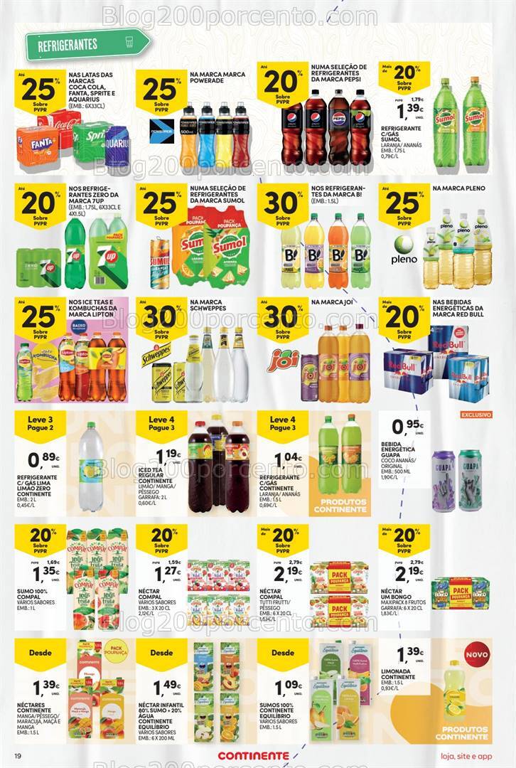 Antevisão Folheto CONTINENTE Bom Dia Promoções de 13 a 19 agosto