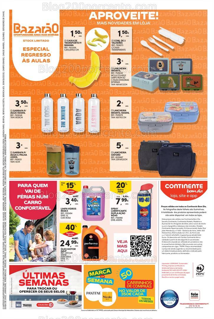 Antevisão Folheto CONTINENTE Bom Dia Promoções de 13 a 19 agosto