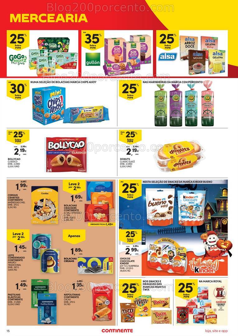 Antevisão Folheto CONTINENTE Bom Dia Promoções de 15 a 21 outubro