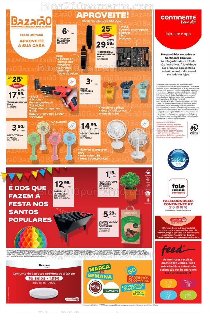 Antevisão Folheto CONTINENTE Bom Dia Promoções de 18 a 24 junho