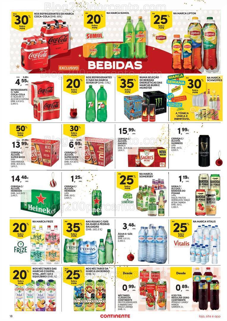 Antevisão Folheto CONTINENTE Bom Dia Promoções de 19 a 25 dezembro