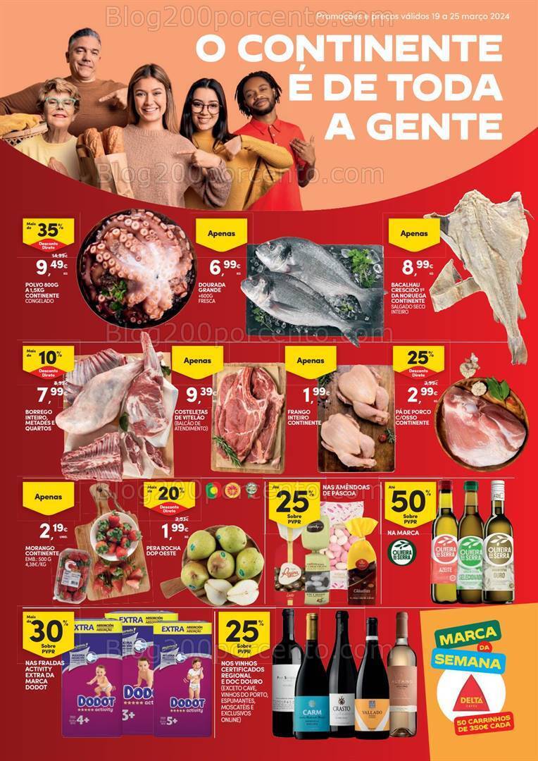 Antevisão Folheto CONTINENTE Bom Dia Promoções de 19 a 25 março