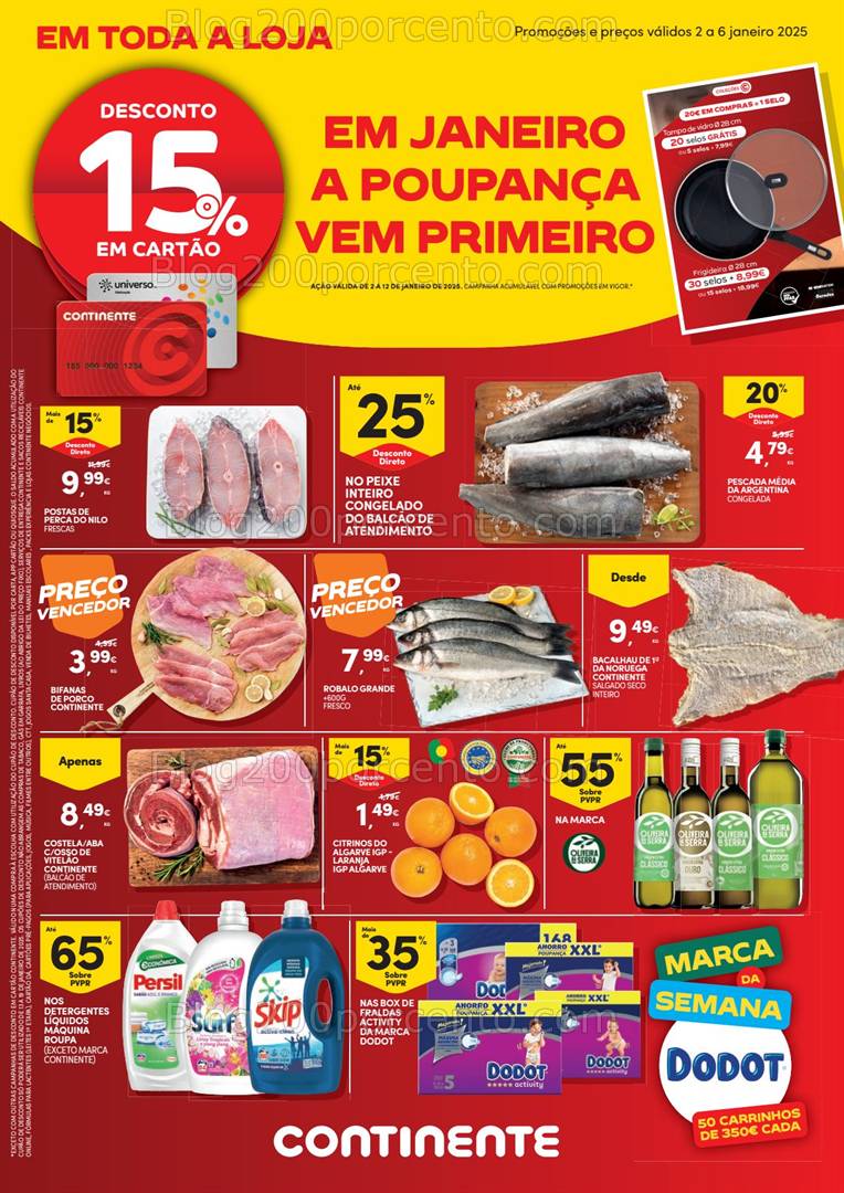 Antevisão Folheto CONTINENTE Bom Dia Promoções de 2 a 6 janeiro