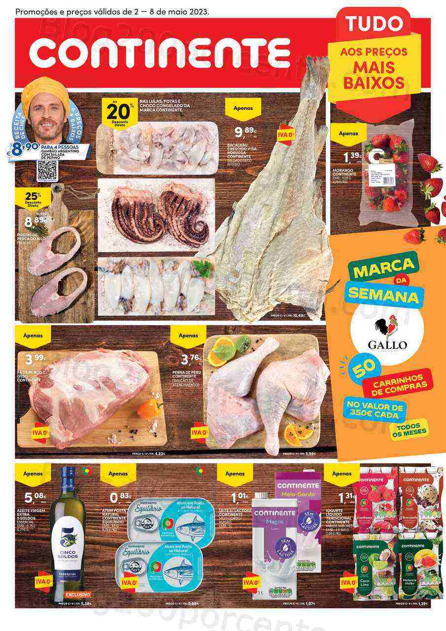 Antevisão Folheto CONTINENTE Bom Dia Promoções de 2 a 8 maio