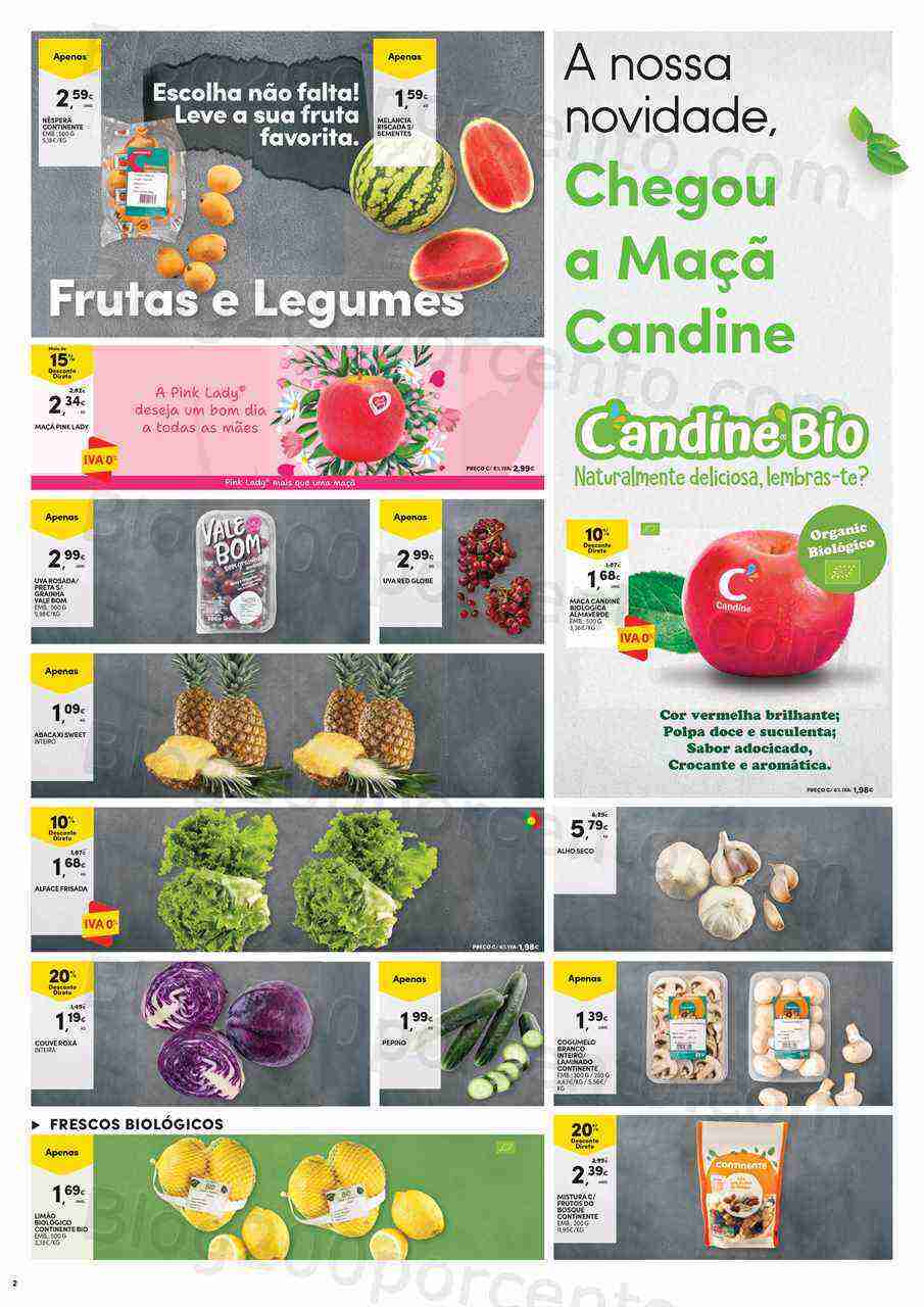 Antevisão Folheto CONTINENTE Bom Dia Promoções de 2 a 8 maio