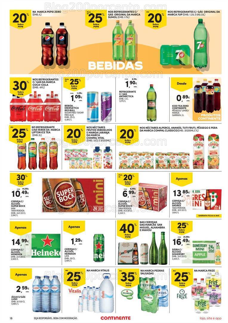 Antevisão Folheto CONTINENTE Bom Dia Promoções de 20 a 26 fevereiro