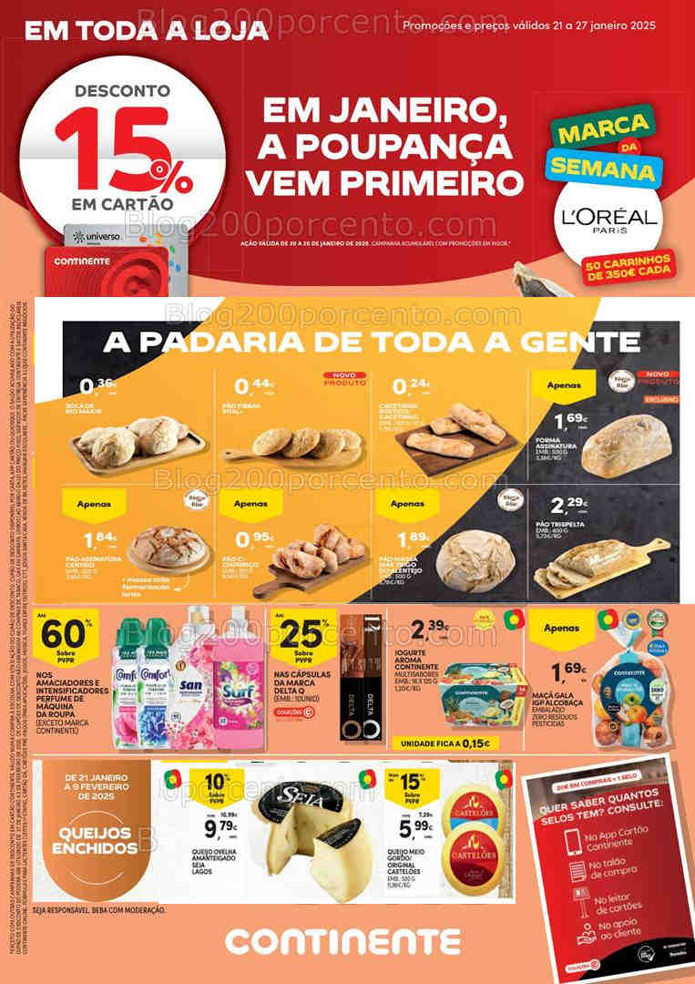Antevisão Folheto CONTINENTE Bom Dia Promoções de 21 a 27 janeiro