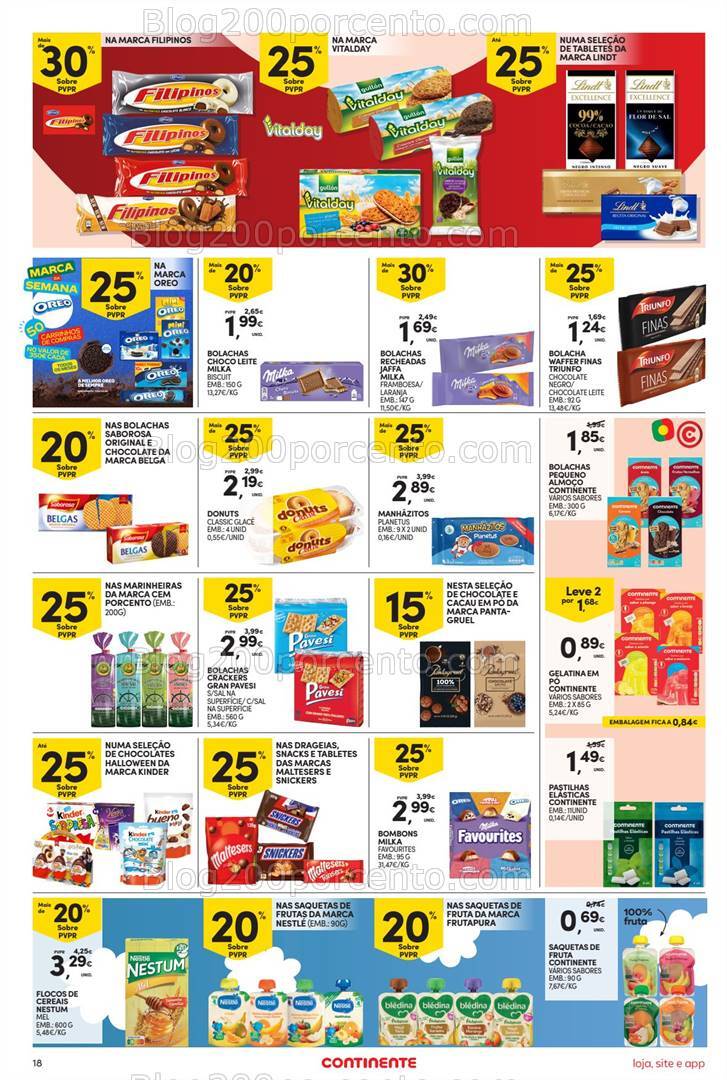Antevisão Folheto CONTINENTE Bom Dia Promoções de 22 a 28 outubro