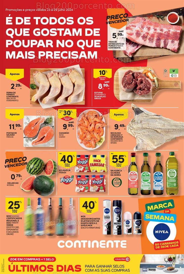Antevisão Folheto CONTINENTE Bom Dia Promoções de 23 a 29 julho