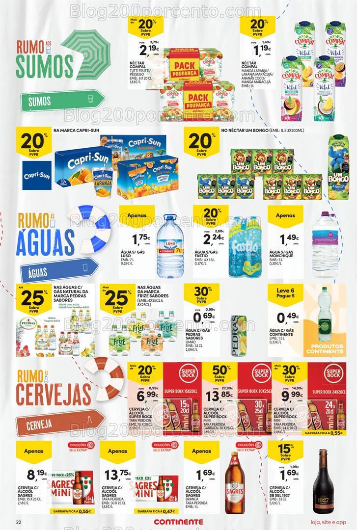 Antevisão Folheto CONTINENTE Bom Dia Promoções de 30 julho a 5 agosto