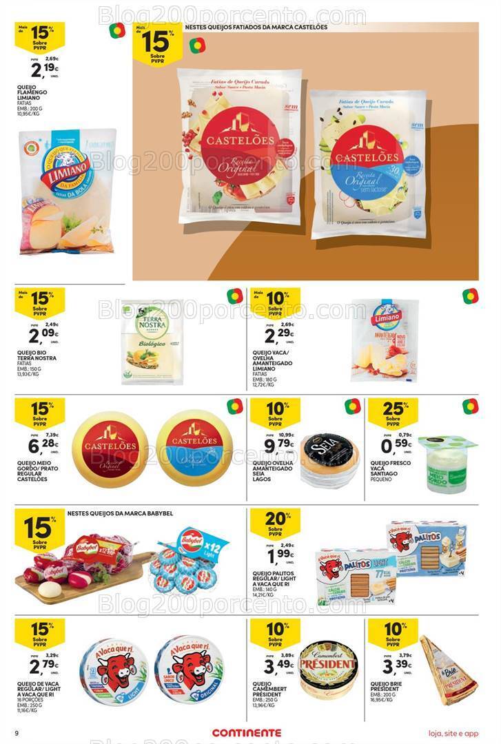 Antevisão Folheto CONTINENTE Bom Dia Promoções de 9 a 15 abril