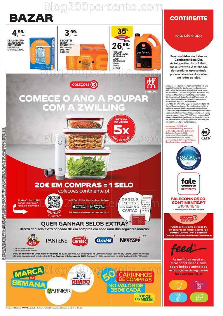 Antevisão Folheto CONTINENTE Bom Dia Promoções de 13 a 19 fevereiro