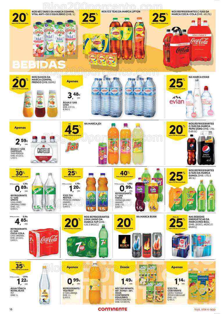 Antevisão Folheto CONTINENTE Bom Dia Promoções de 18 a 24 julho