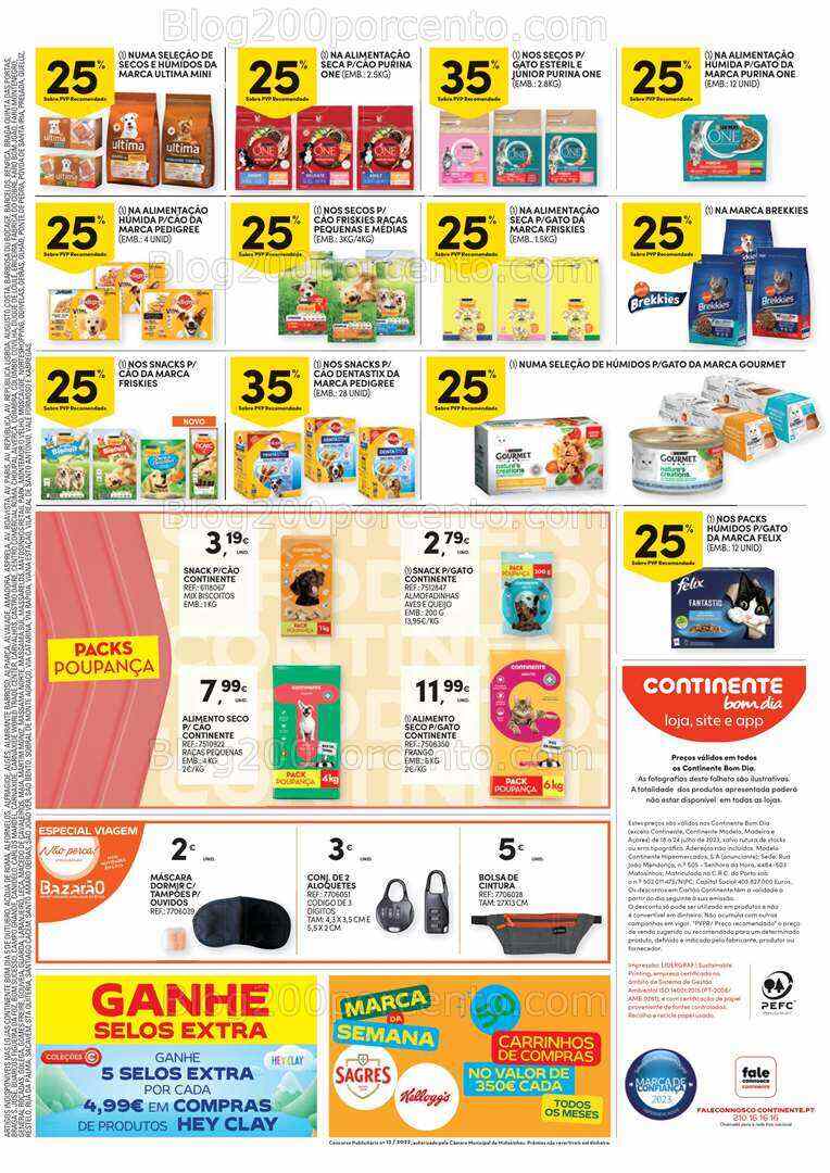Antevisão Folheto CONTINENTE Bom Dia Promoções de 18 a 24 julho