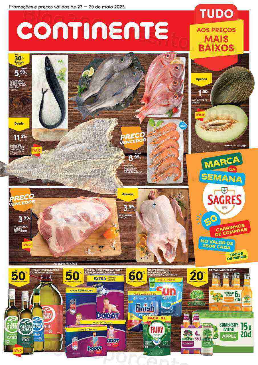 Antevisão Folheto CONTINENTE Bom Dia Promoções de 23 a 29 maio