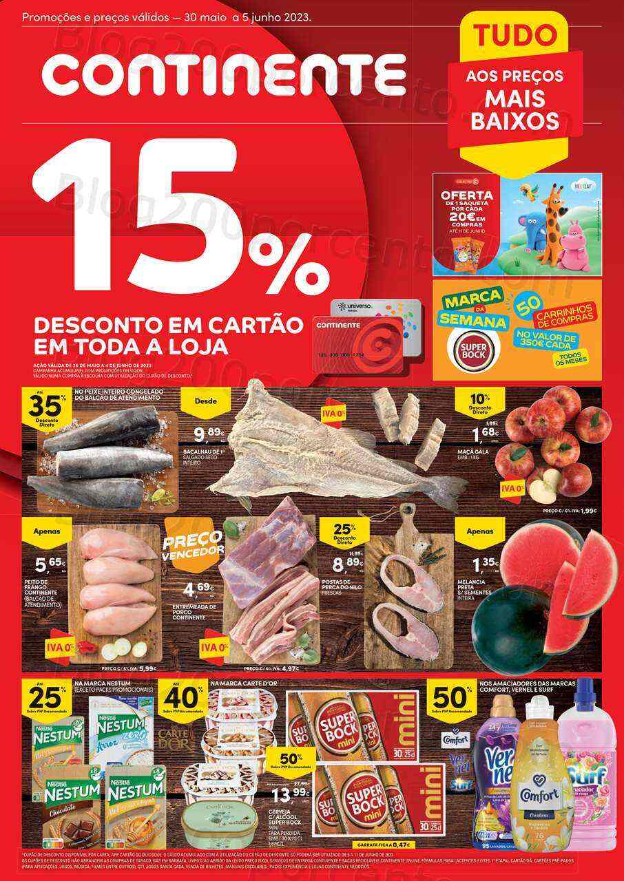 Antevisão Folheto CONTINENTE Bom Dia Promoções de 30 maio a 5 junho