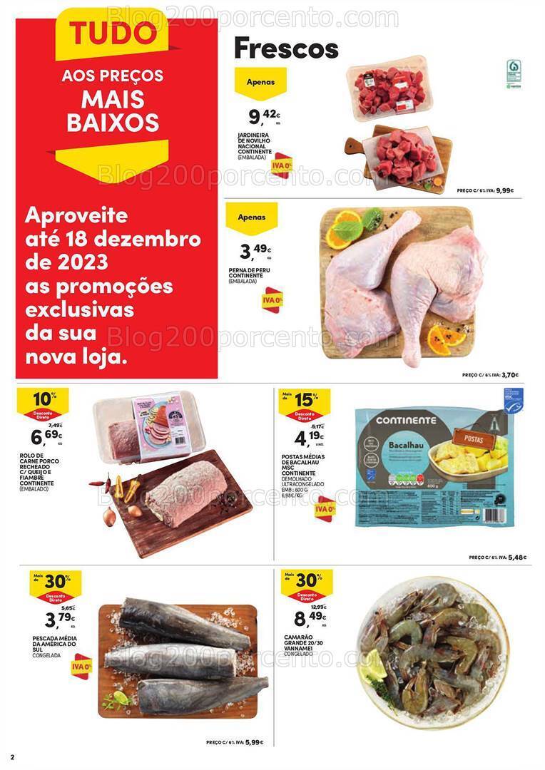 Antevisão Folheto CONTINENTE Aberturas Alcanena - 15 a 18 dezembro