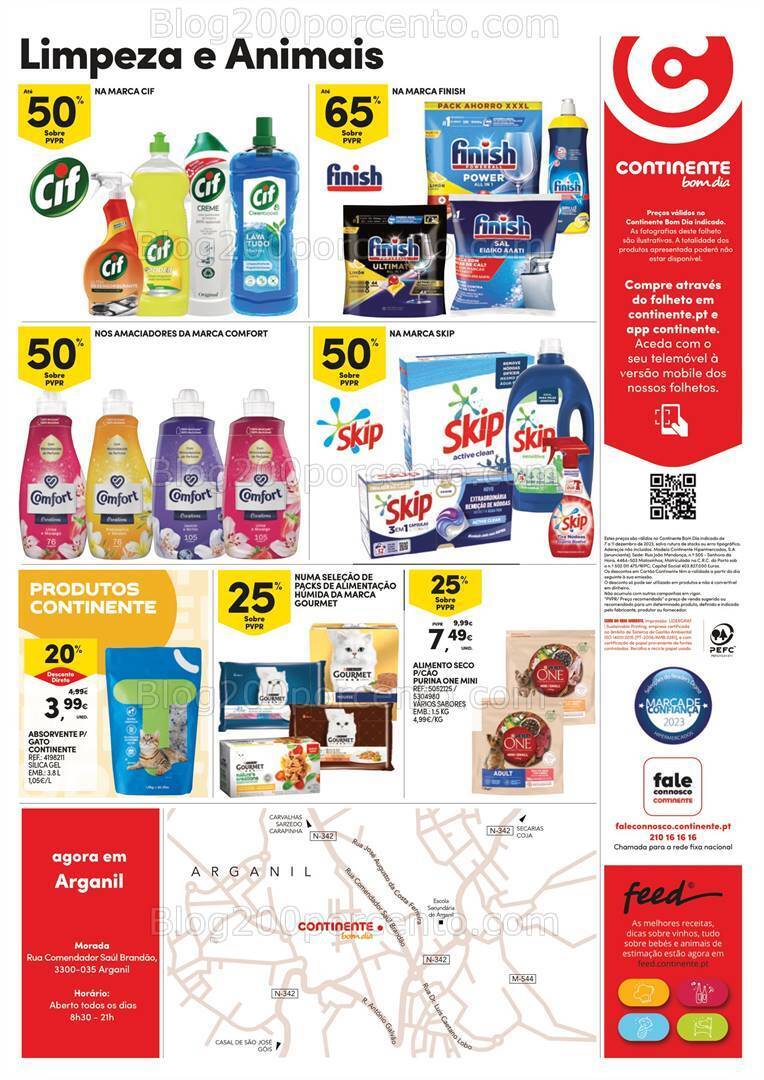 Antevisão Folheto CONTINENTE Abertura Arganil Promoções de 7 a 11 dezembro