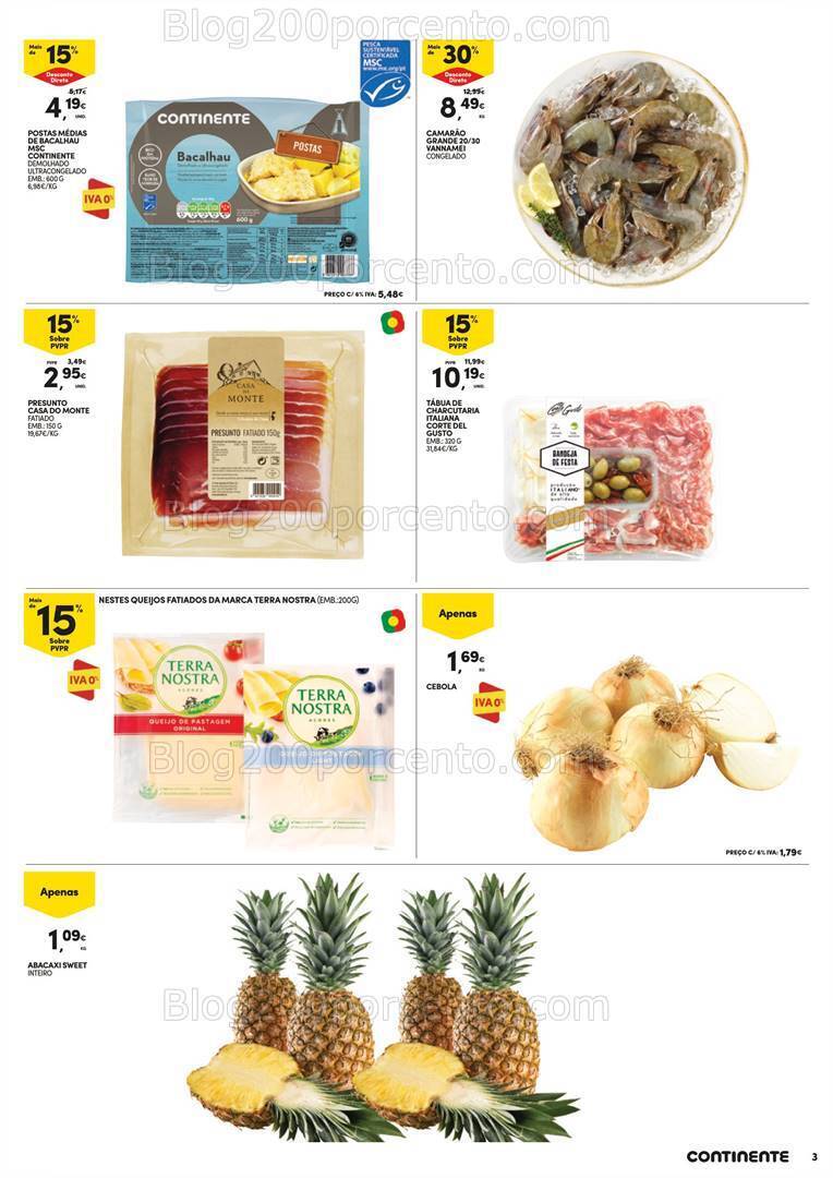 Antevisão Folheto CONTINENTE Abertura Fajões Promoções de 7 a 11 dezembro