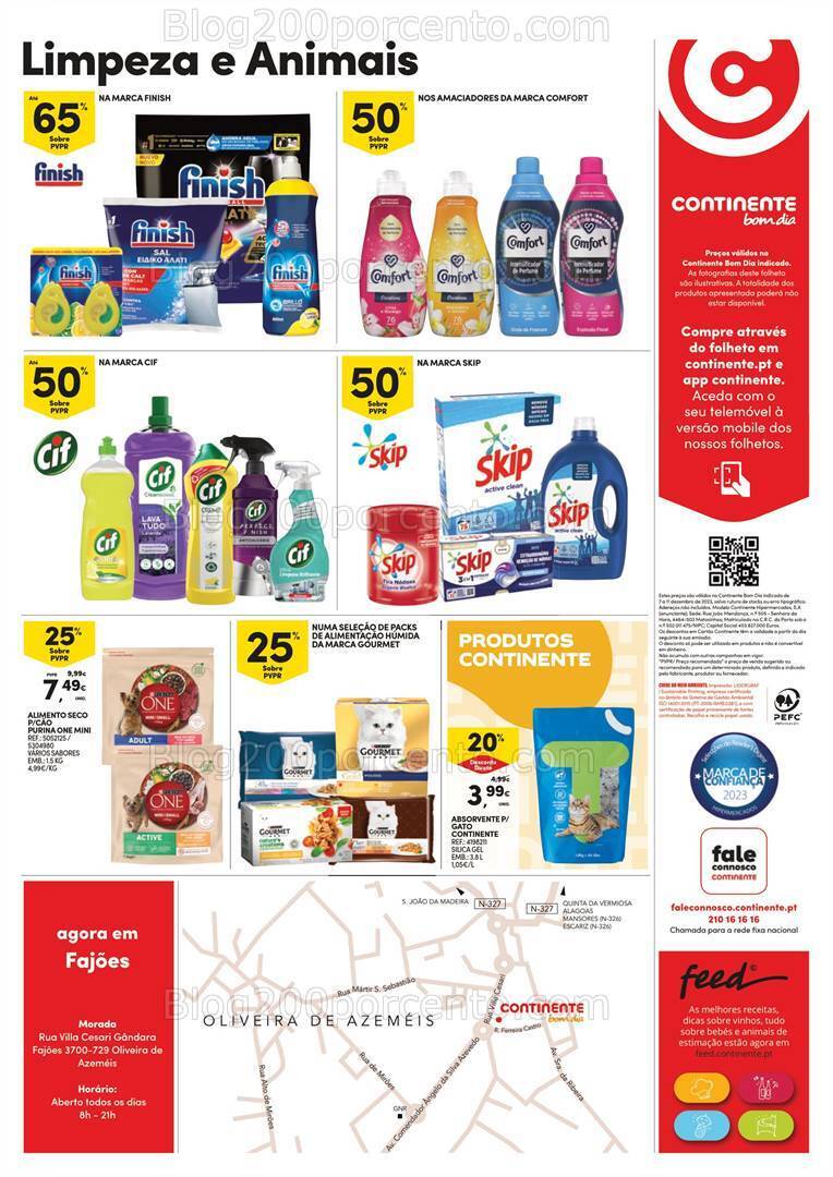 Antevisão Folheto CONTINENTE Abertura Fajões Promoções de 7 a 11 dezembro