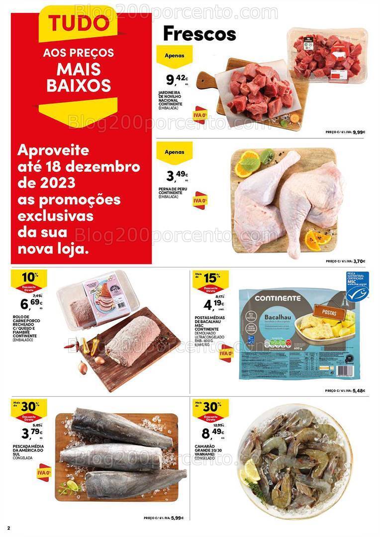 Antevisão Folheto CONTINENTE Aberturas Oliveira de Frades - 15 a 18 dezembro