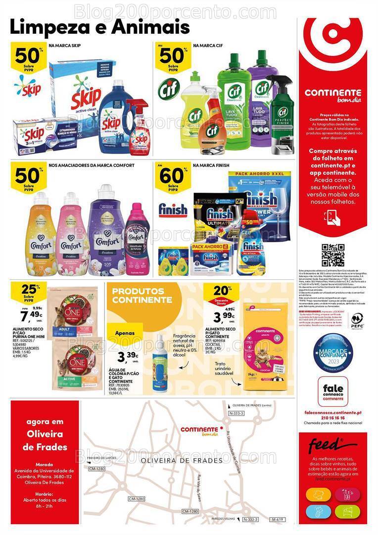 Antevisão Folheto CONTINENTE Aberturas Oliveira de Frades - 15 a 18 dezembro