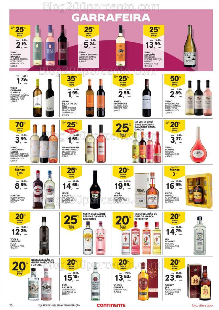 Antevisão Folheto CONTINENTE Bom Dia Promoções de 20 a 26 agosto