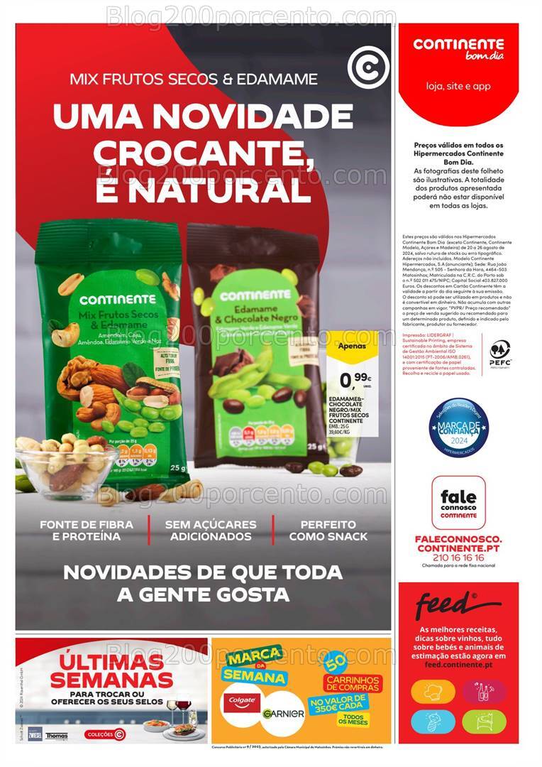 Antevisão Folheto CONTINENTE Bom Dia Promoções de 20 a 26 agosto